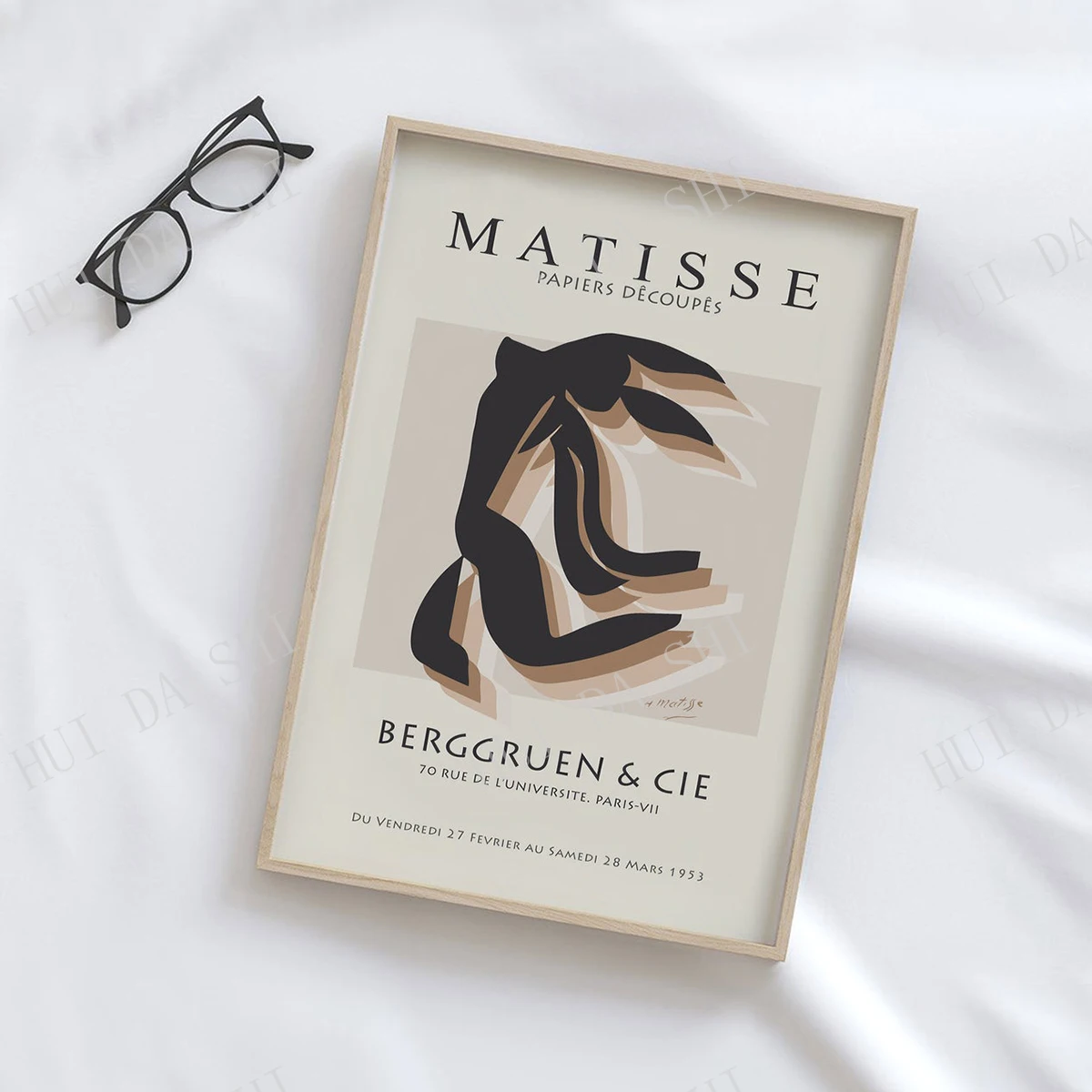 

Matisse, Nude abstract Art - Matisse Exhibition Poster, Famous Art - Abstract Wall Print - Modern Wall Art - Vintage Art