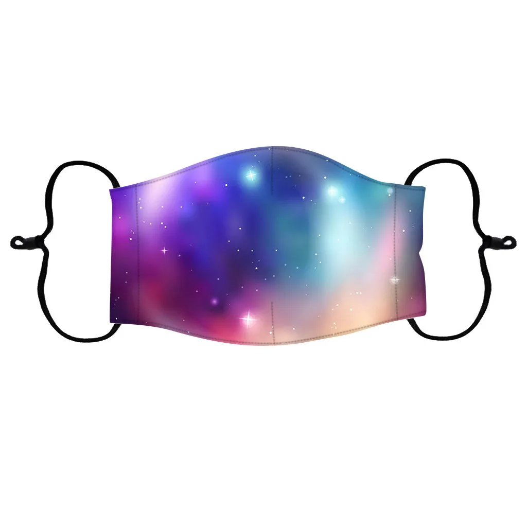 

1pcs Fashion Kids Ice Mask For Face Designer Printing Dustproof Mouth Cover Outdoor Anti-dust Breathable Masks Washable Reusable