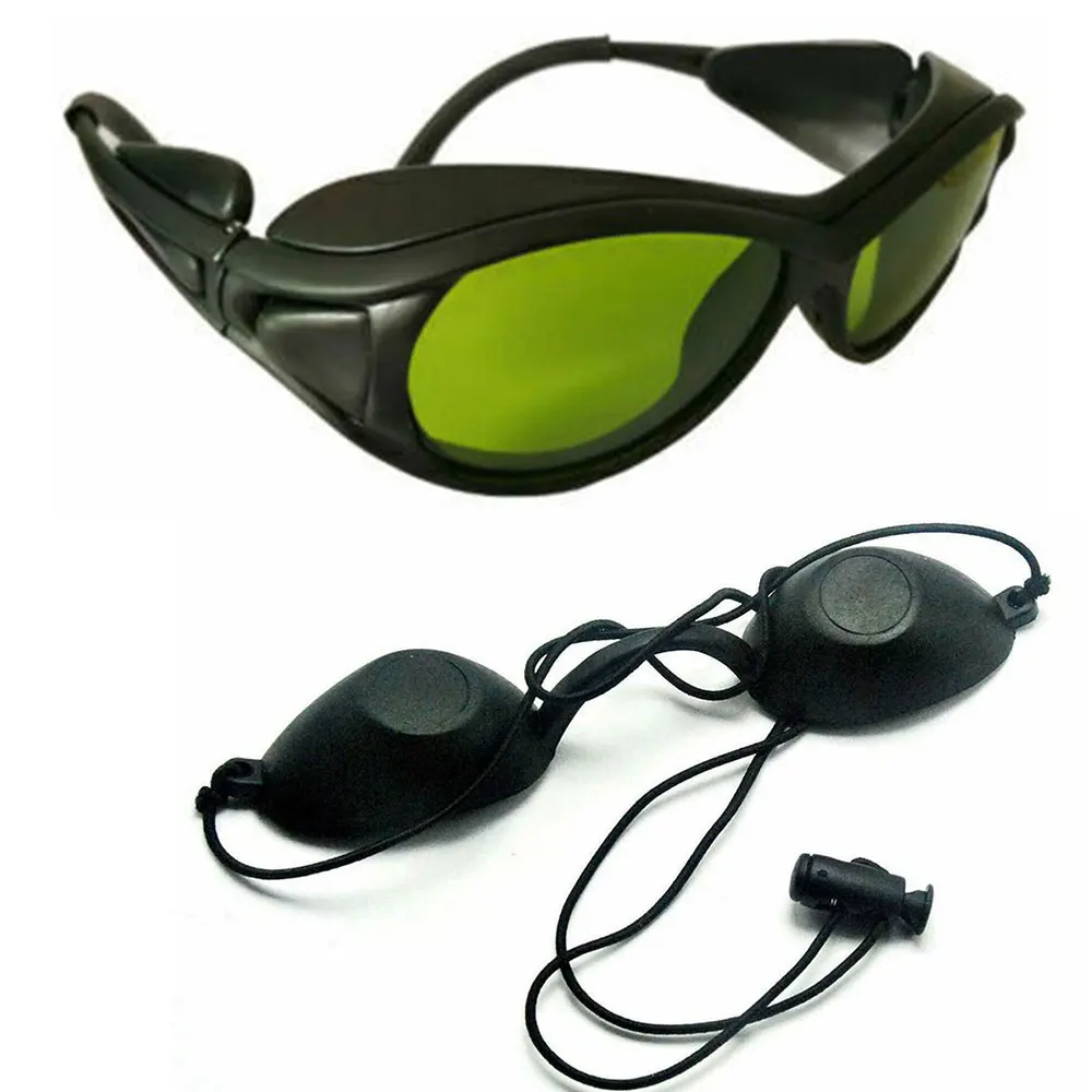 

6006 Type CE 200nm-2000nm IPL Laser Protection Goggles Glasses UV400 Operator Clients Eeypatch Black