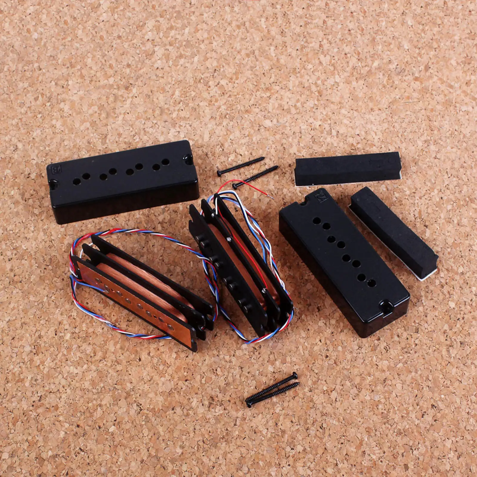 

1 Set 5-String Bass Pickup Set with Coil Plastic Guitar Pickup Accessories