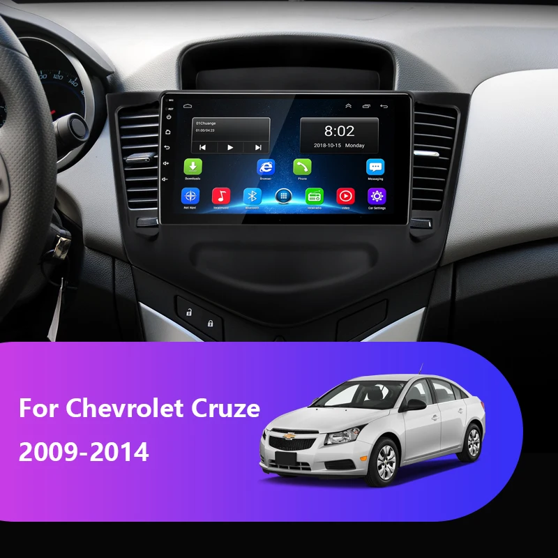 Jansite Android автомобильное радио для Chevrolet Cruze 2009 2010 2011 2012 2013 2014 FM AM сенсорный экран 4G