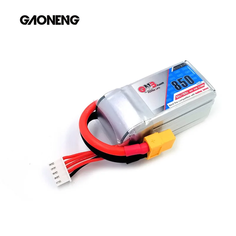 Gaoneng GNB 14 8 V 850mAh 4s 80C/160C Lipo аккумулятор XT60 XT30 для FPV BetaFPV дрона квадрокоптера iFlight Green