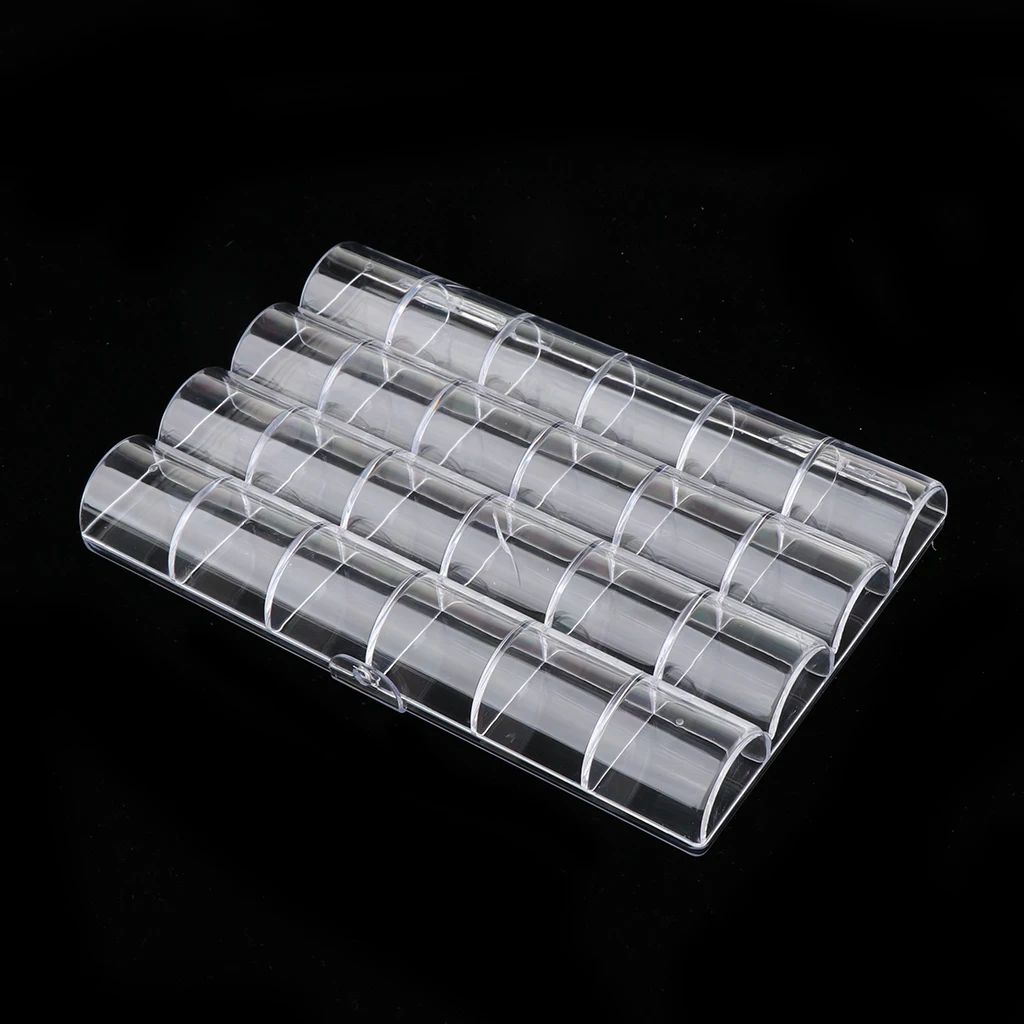 Универсальный контейнер для хранения с 24 отверстиями коробка ювелирных