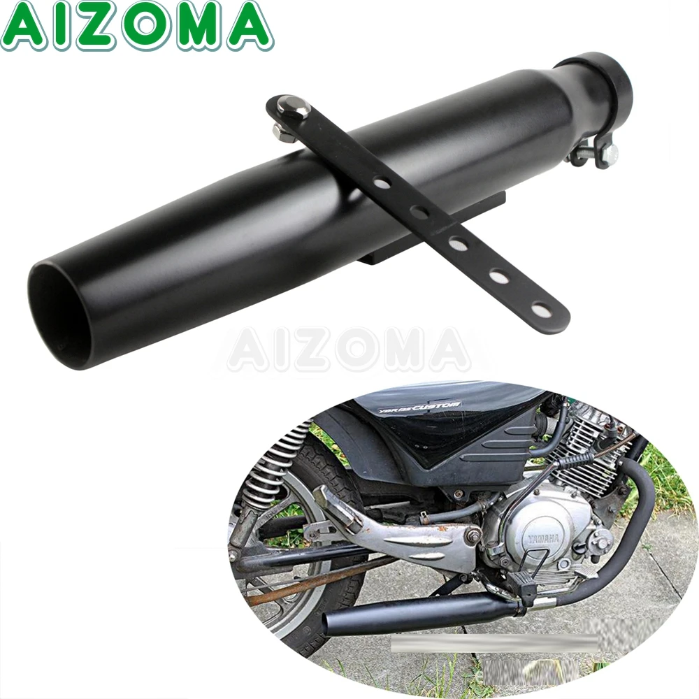 415 мм оцинкованная железная коническая мотоциклетная Глушитель выхлопная труба