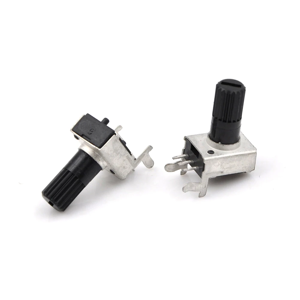 10 шт./лот 6 мм RV09 Тип Вертикальный регулируемый потенциометр/переменный резистор