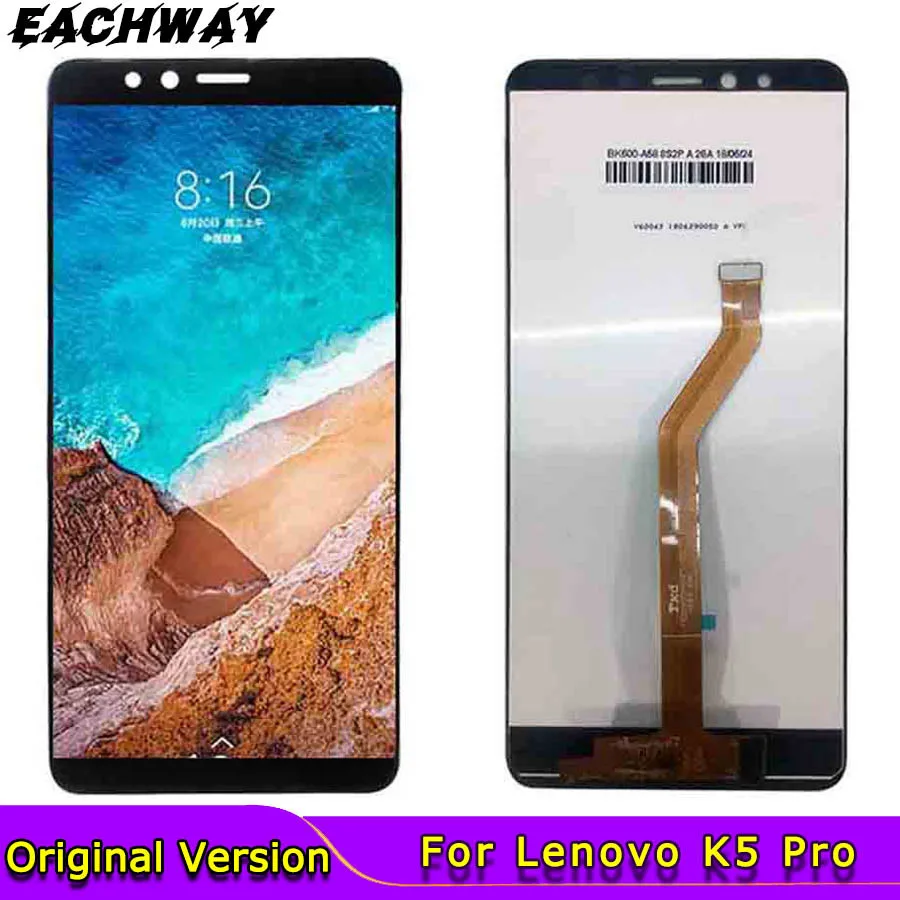 

Origianl 5.99" LCD Lenovo K5 Pro LCD Display Touch Screen Digitizer Assembly Replacement For Lenovo K5 Pro L38041 Display Screen