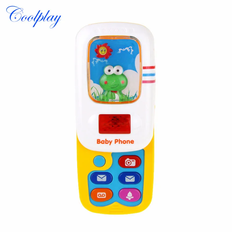 Электронный телефон дети ребенок слайдер мобильный музыкальный звук забавные