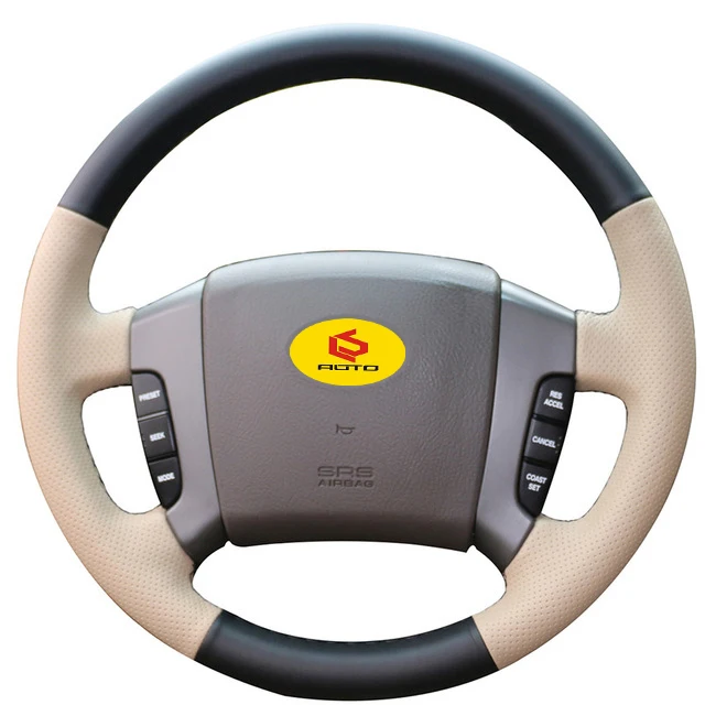 Оплетка на руль для старой Kia Sorento 2004 2008 кожаный чехол руль|Чехлы руль| |