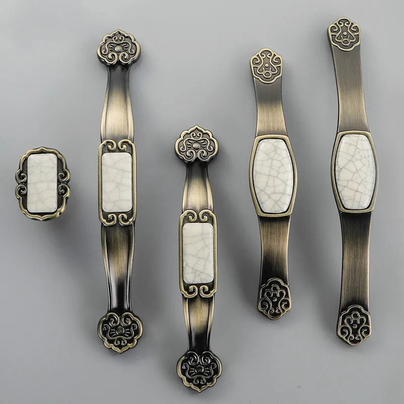 Дверные ручки новинка дверная ручка в китайском стиле для шкафа хромированная