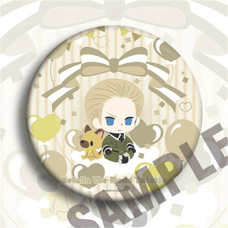 11 шт. японские комиксы Hetalia: оси силы шпильки значок косплея брошь Коллекционная