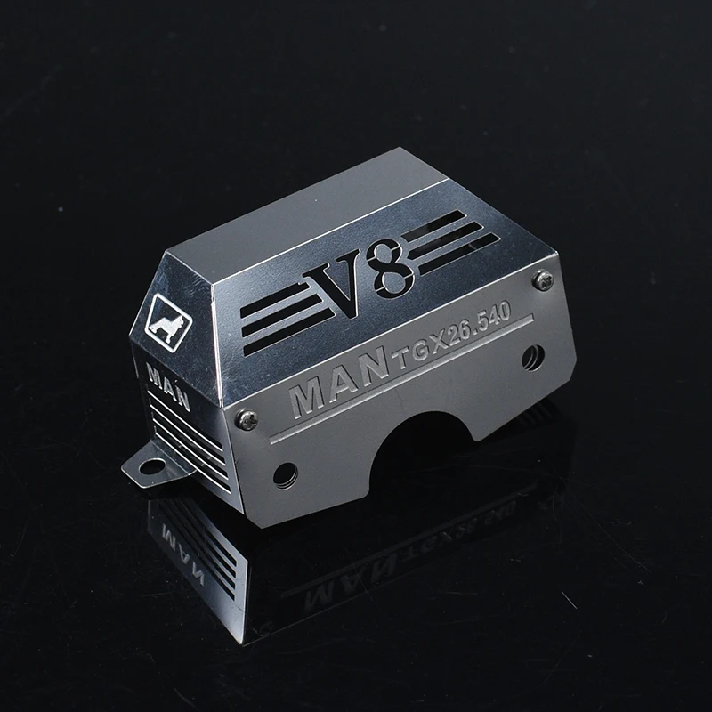 Металлическая крышка коробки передач капот для Tamiya Benz Actros 56348 3363 1851 Scania 620 56323 Man 56325