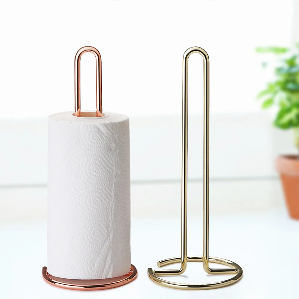 

Kitchen Paper Towel Holder Dining Table Vertical Rolling Paper Holder Desktop Paper Roll Shelf Tissue Rack Kitchen Organizer