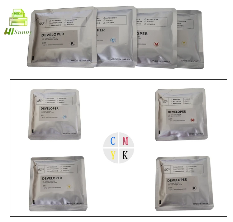 225 г * 4 для Ricoh MP C2800 C3300 C4000 C5000 MPC2800 MPC3300 MPC5000 MPC4000 разработчик железа |