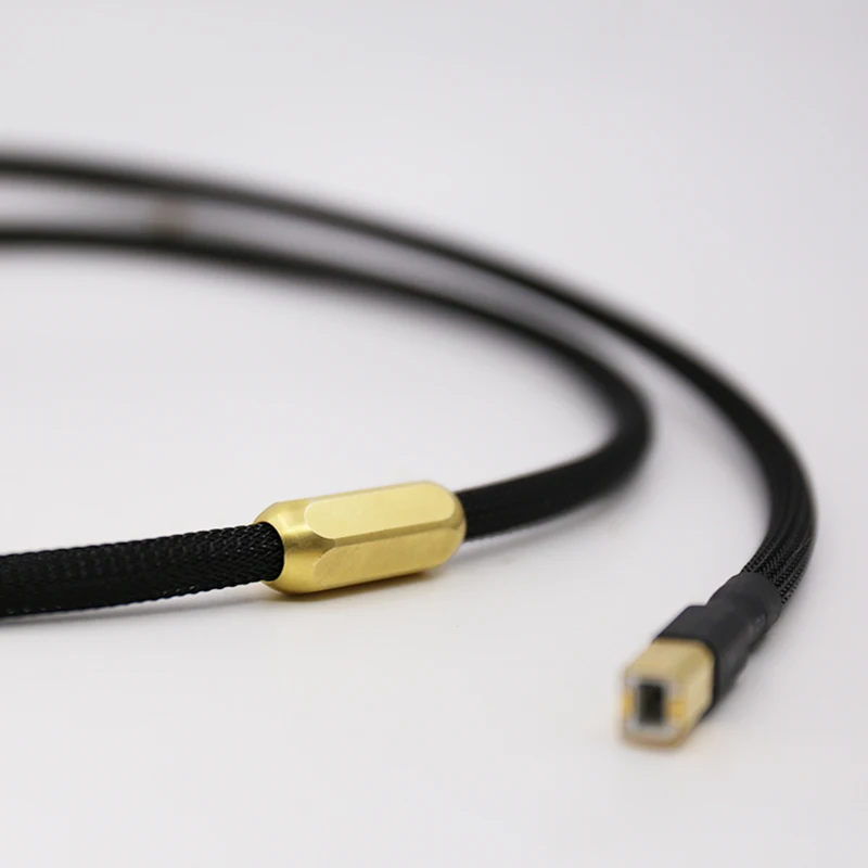 1XAudiocrast HIFI аудио кабель позолоченный стабилизатор штанов подавление шума EMI для DIY