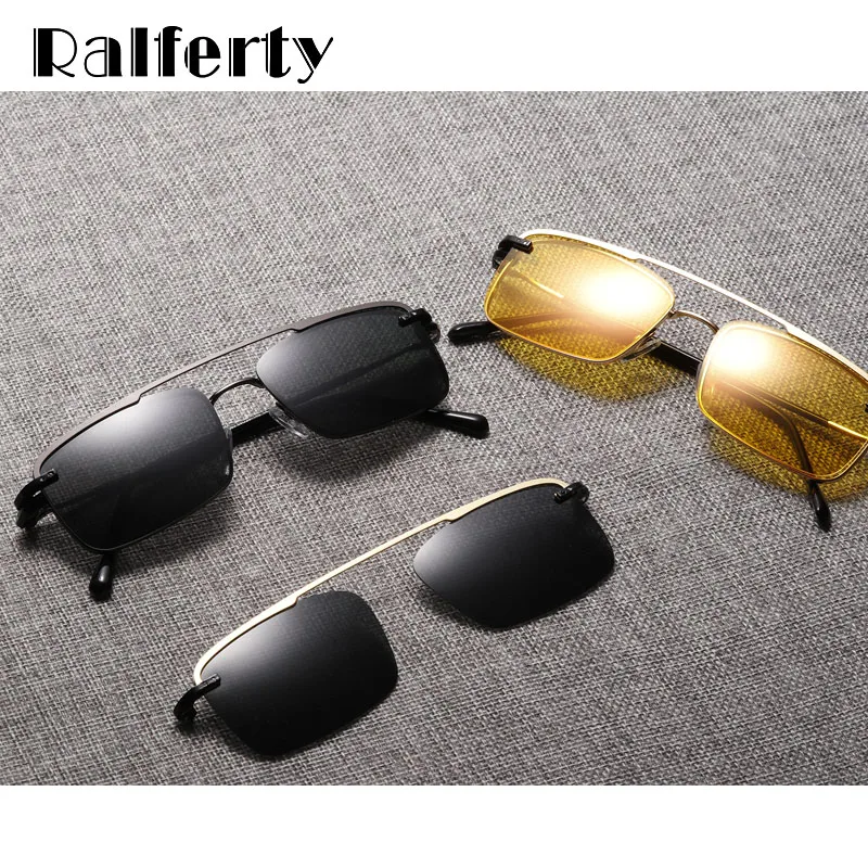 Ralferty 2019 Ретро квадратные поляризационные солнцезащитные очки для женщин и