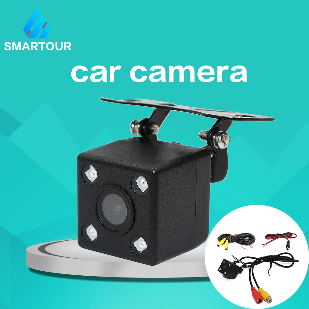 Smartour Автомобильная камера заднего вида светодиодный инфракрасный Ночное Видение заднего вида автоматический мониторинг парковки CCD Видео резервная камера