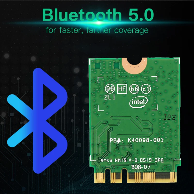 Wi-Fi 6 Двухдиапазонная беспроводная карта 3000Mbps для Intel AX200 M.2 Bluetooth 5 0 2 4G/5 ГГц 802.11ac/ax