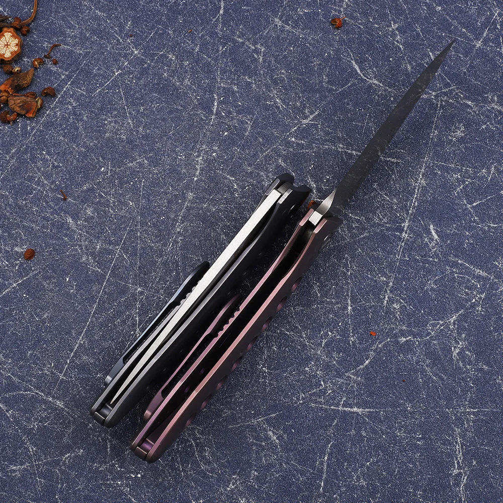 Складной нож Коготь медведя FIying Shark карманный титановый Клинок с лезвием S35VN для