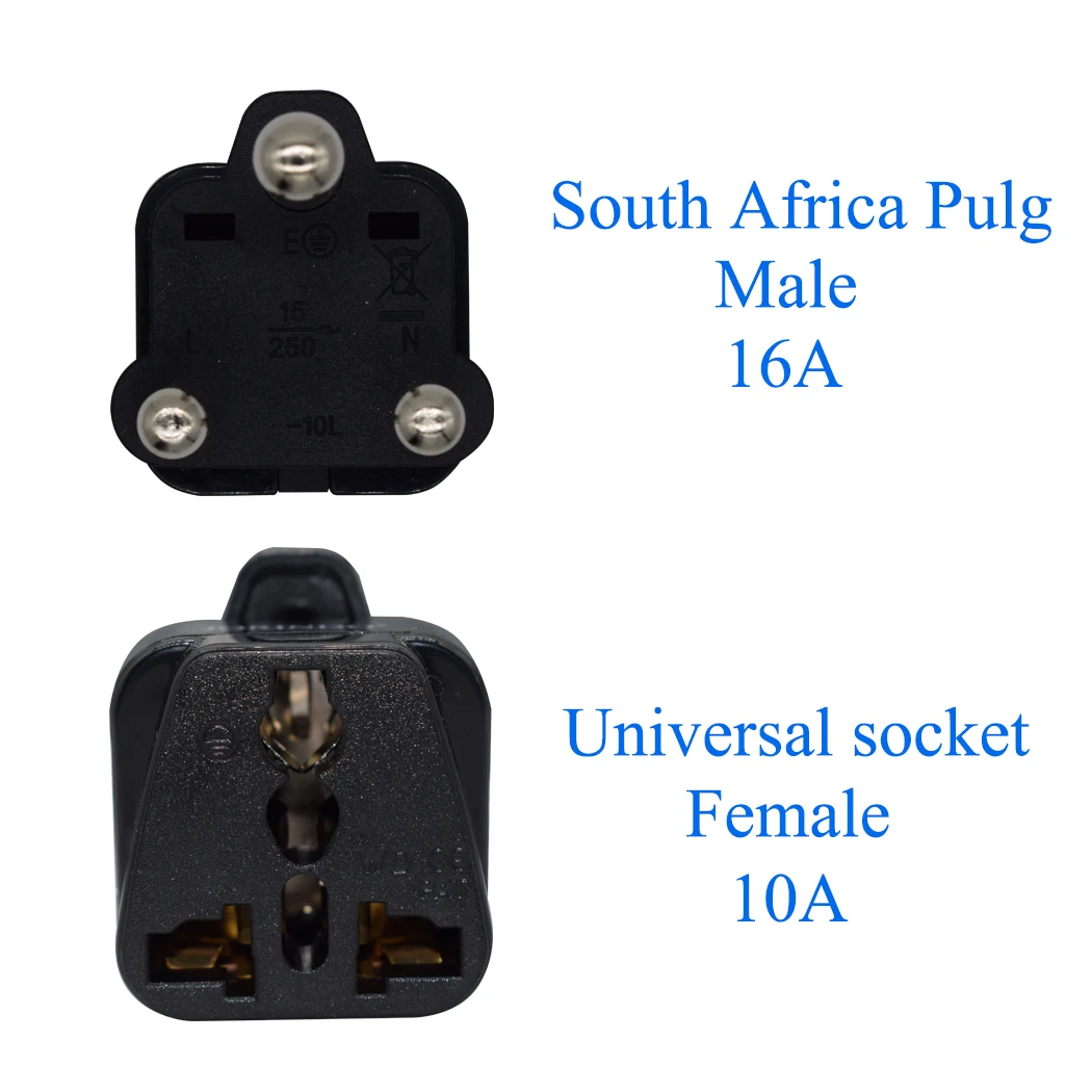 JORINDO Universal UK USA Europe AU RU to Ture South Africa Big 15A 250V 3 Pin Travel AC Power Plug Adapter Type M | Электроника