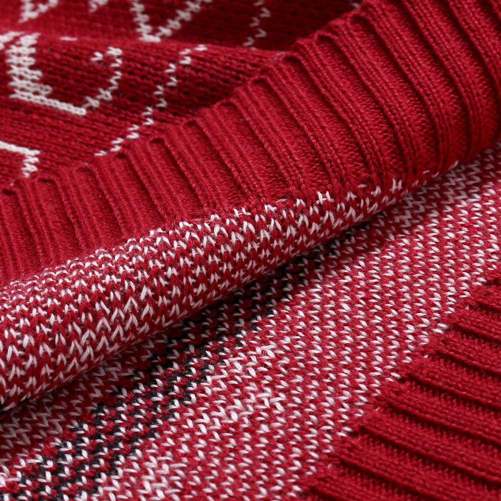 Новый Рождественский свитер для мужчин брендовый теплый пуловер с принтом