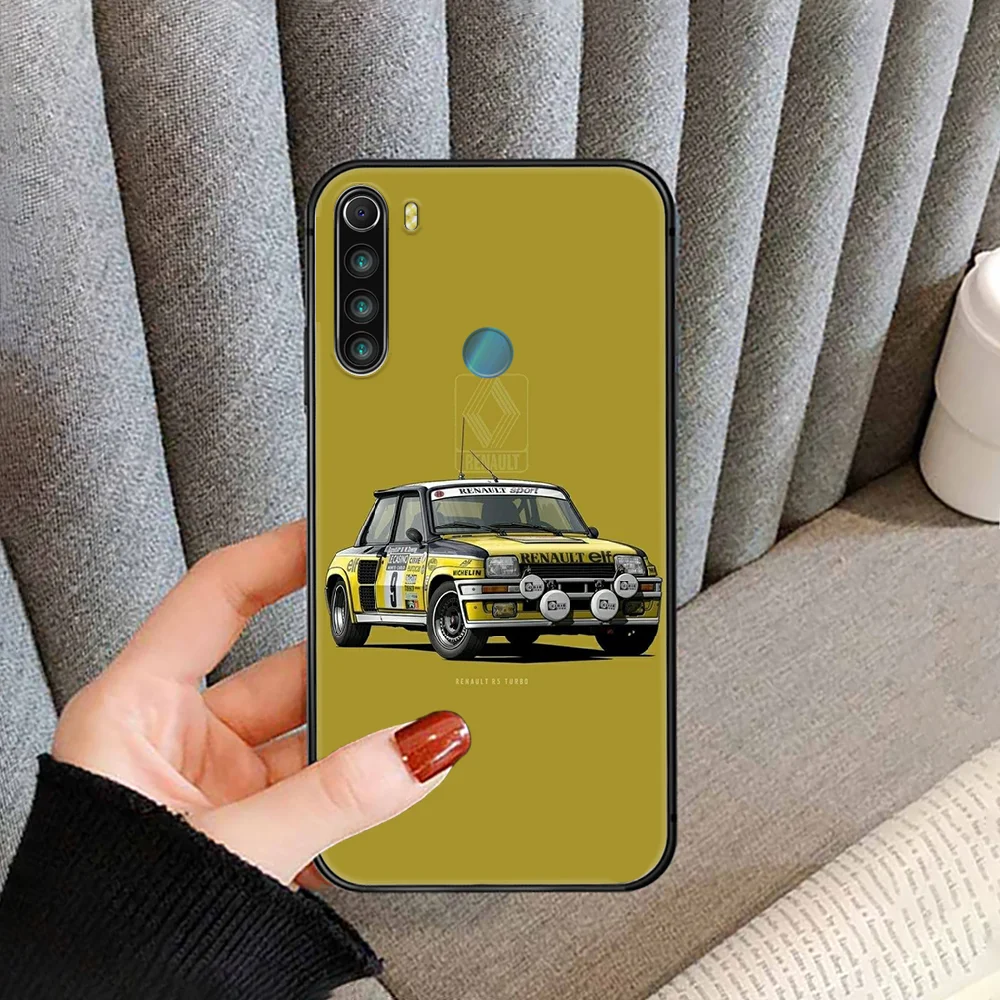 

Renault Phone Case cover For XIAOMI Redmi Note 3 4 4X 5 6 7 8 9 Pro T S max black waterproof luxury bumper tpu cell cover