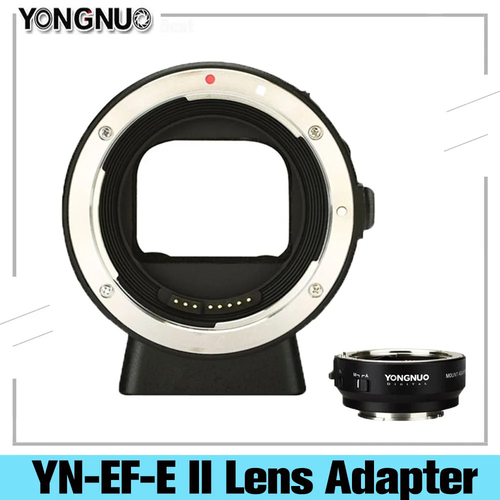 Светодиодная лампа для видеосъемки YONGNUO YN EF E II Smart usb адаптер крепление объектива