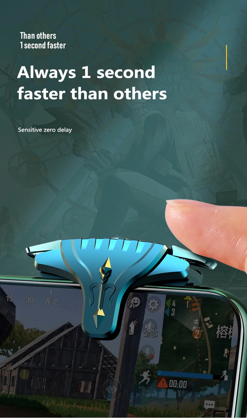 L1 R1 триггер Стрельба Цель ключевые кнопки джойстика для IOS Android Портативный PUBG