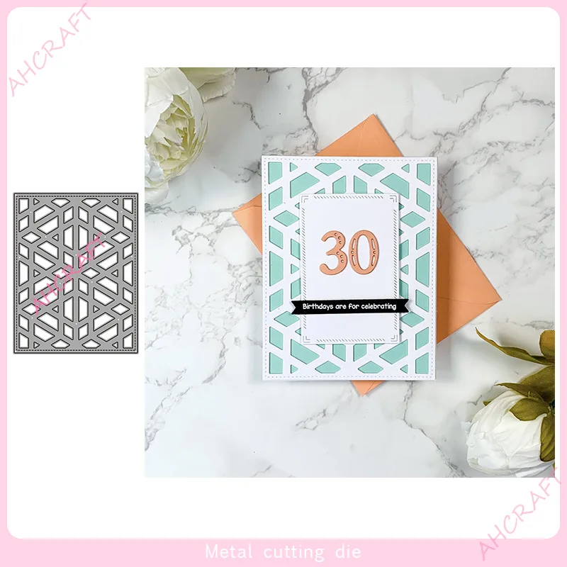 

Rectangle Hollow out Frame DIY Craft Metal Cutting Die Scrapbook Embossed Paper Card Album Craft Template Stencil Dies