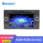 Автомобильный DVD-плеер PX6, 2 Din, 4 Гб + 64 ГБ, Android 10, GPS-навигация, DSP, для Ford connect S-Max, C-max, Kuga, Fusion, Transit, Fiesta, Focus II