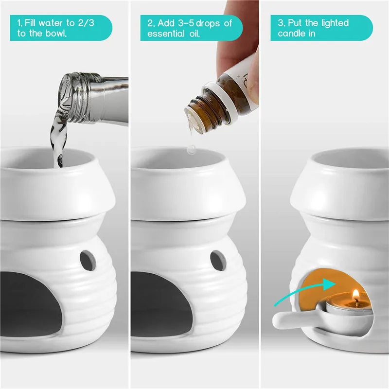 Съемный керамический аромадиффузор ароматические курильницы 300 мл большая