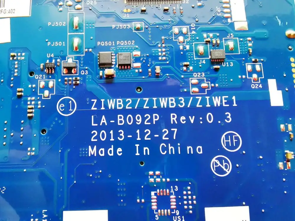 Оригинальный Для Lenovo E40-70 Материнская плата ноутбука 2957U ZIWB2 ZIWB3 ZIWE1 LA-B092P