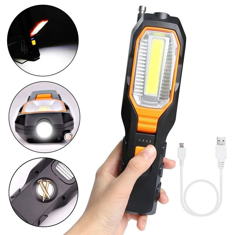 

LED Car Repair Working Light Emergency Charging Flashlight
