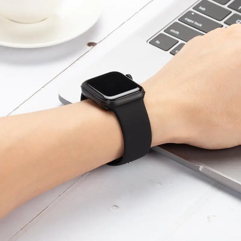 1 Ремешок для Apple Watch 38 мм 40 мм 42 мм 44 мм силиконовый ремешок IWatch Замена для Apple Watch серии 4,3, 2 38 мм 44 мм 81009 - Цвет ремешка: 1