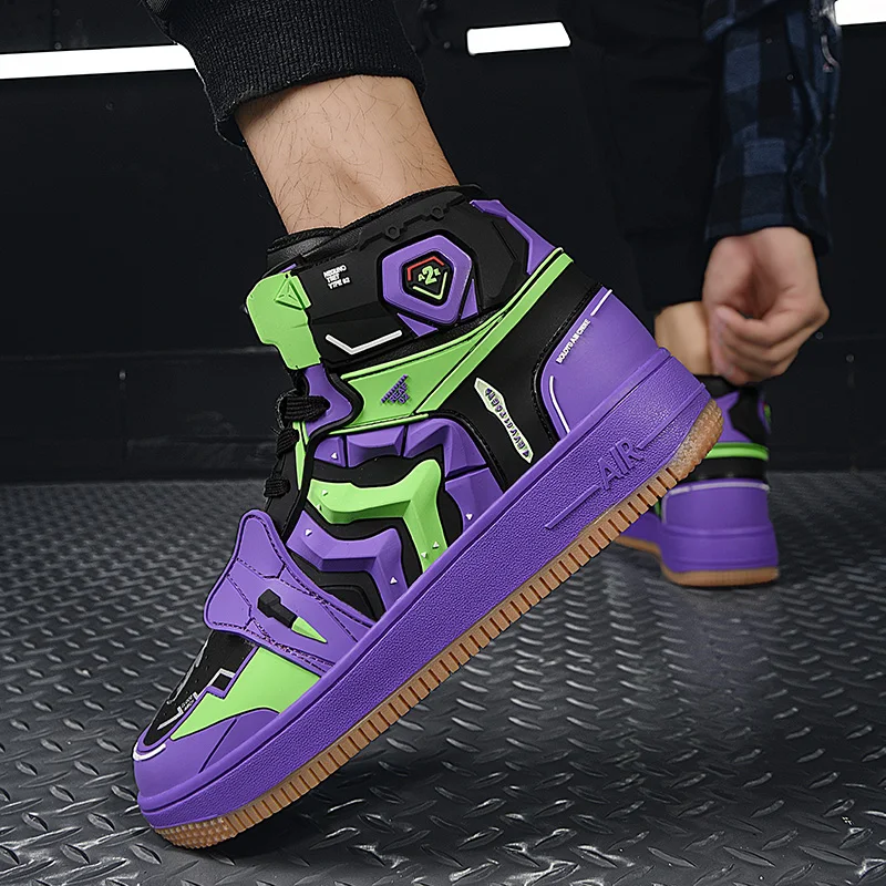 JP Anime EVA Shogoki 01 00 02 мужская обувь спортивная мужские повседневные туфли с высоким