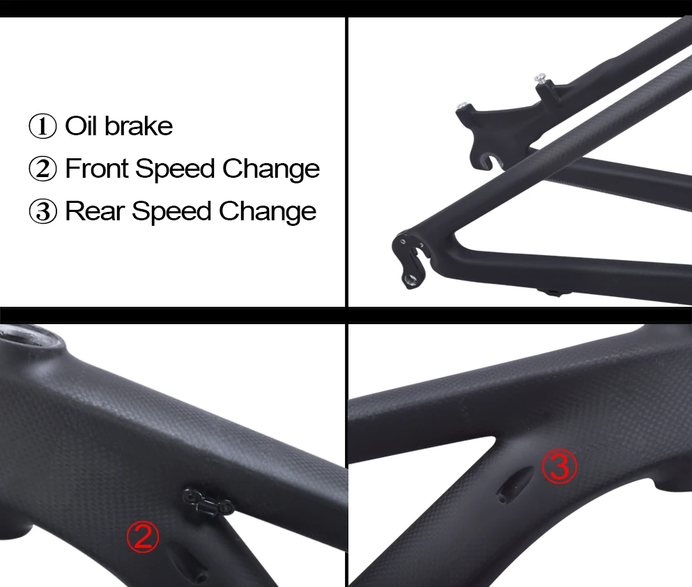 BXT 26er MTB рама 16/14 дюймов труба из углеродистого волокна 3K Матовая/glossy ultra светильник детей рамы велосипеда 26 углерода дети рамка+ гарнитура+ зажим+ BB92