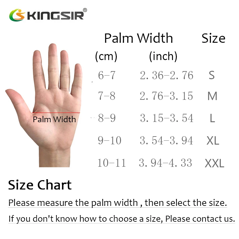 

KINGSIR Summer Mountain Bike Gloves Breathable Lightweight Half Finger Bicycle Gloves Men Women Durable Non-slip Cycling Glove