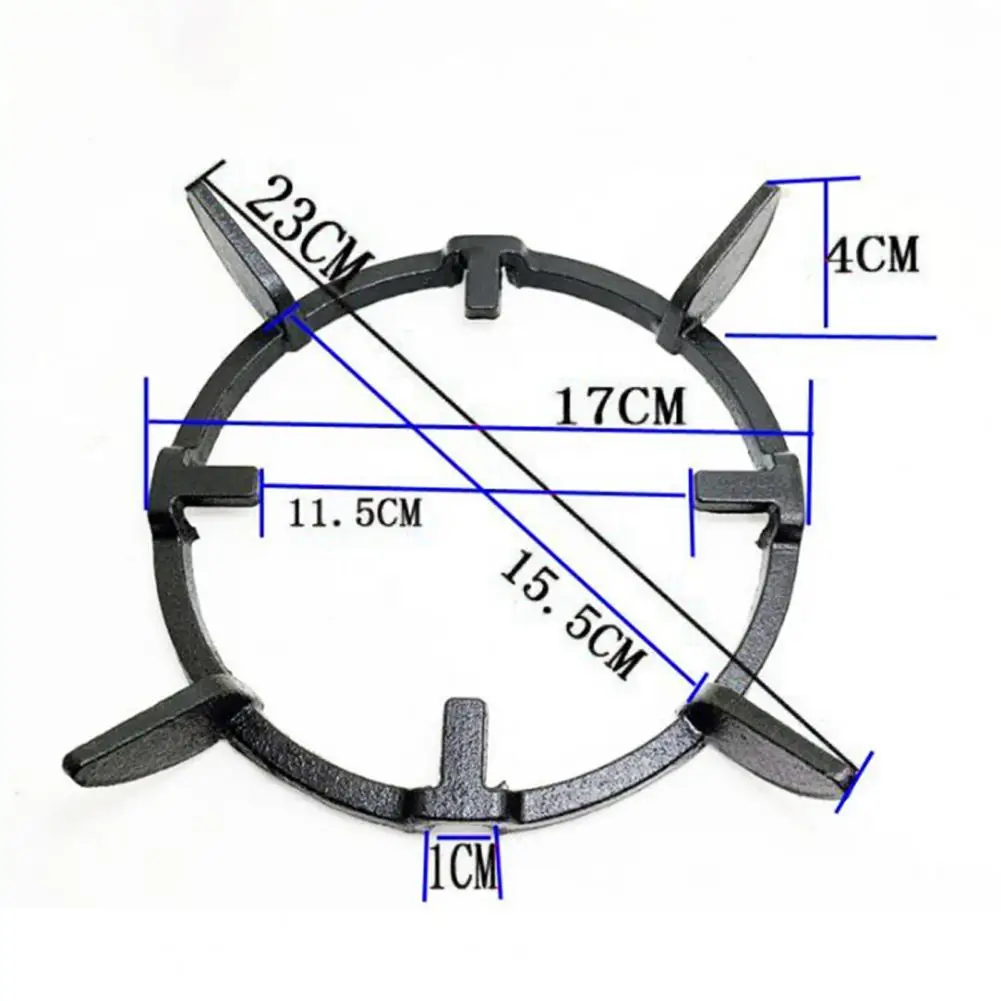 

Wok Stand Stable Non Slip Iron Cast Iron Wok Ring for Microwave Ovens