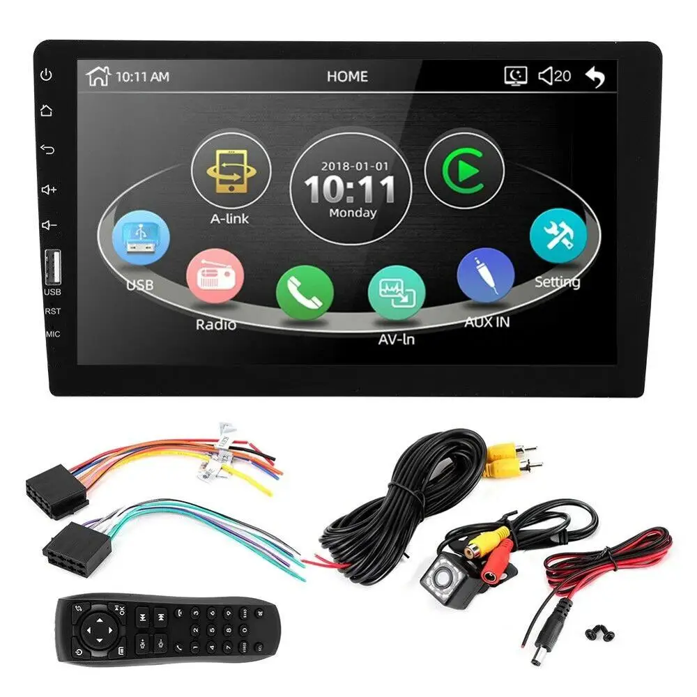 Автомагнитола 2 Din MP5 плеер 9009 Авторадио 9 дюймов Android IOS сенсорный экран 12