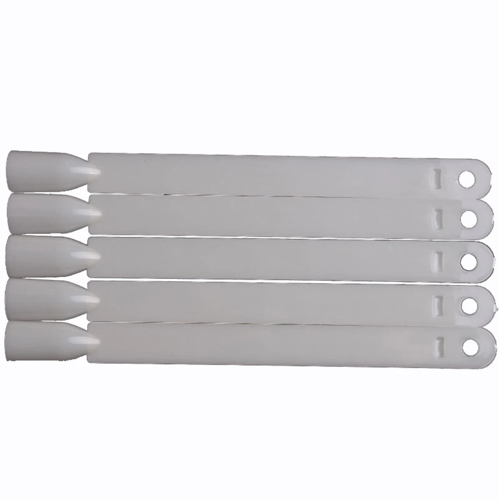 Палочки для дизайна ногтей прозрачные в форме веера 50 шт. накладные Типсы колесо