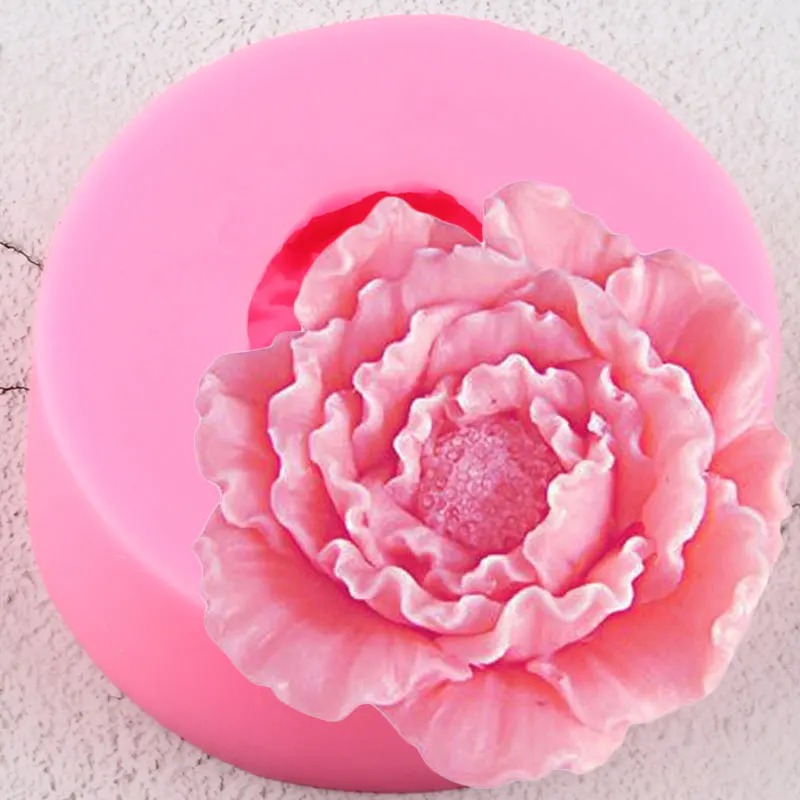 

Пион, силиконовые формы, смола, мыло, свеча, форма для полимерной глины, свадебные искусственные конфеты, шоколад