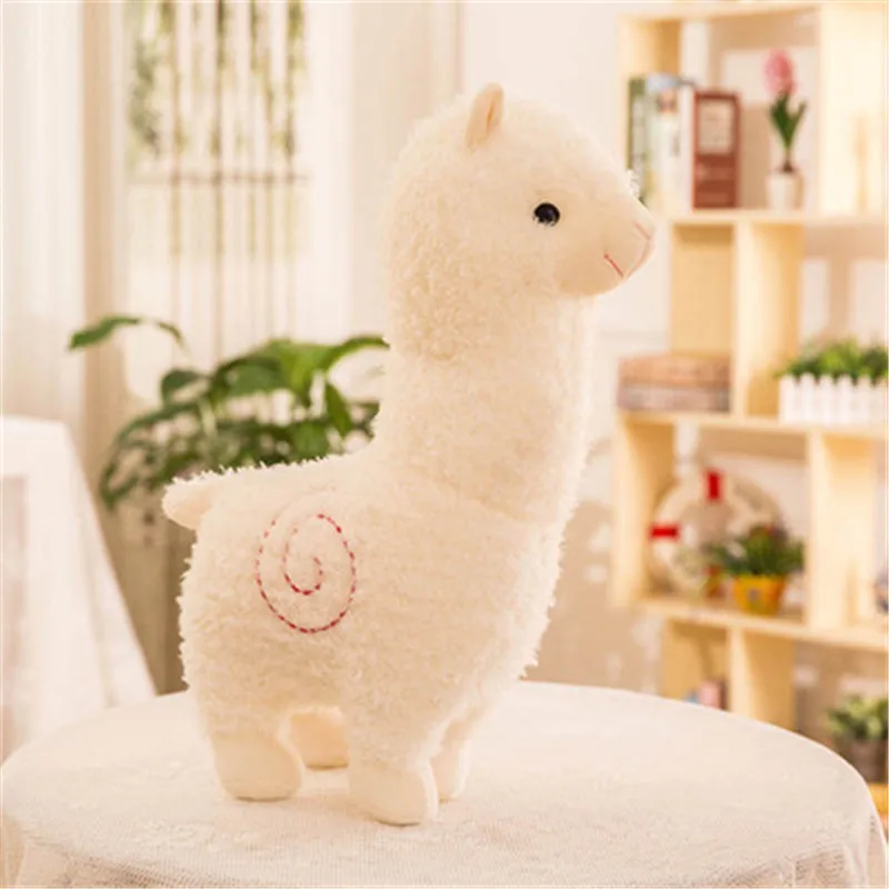 

28-80cm alpaca plush toy doll doll cute sheep shape Stuffed toy Family decoration doll soft plush toy for kids gifts