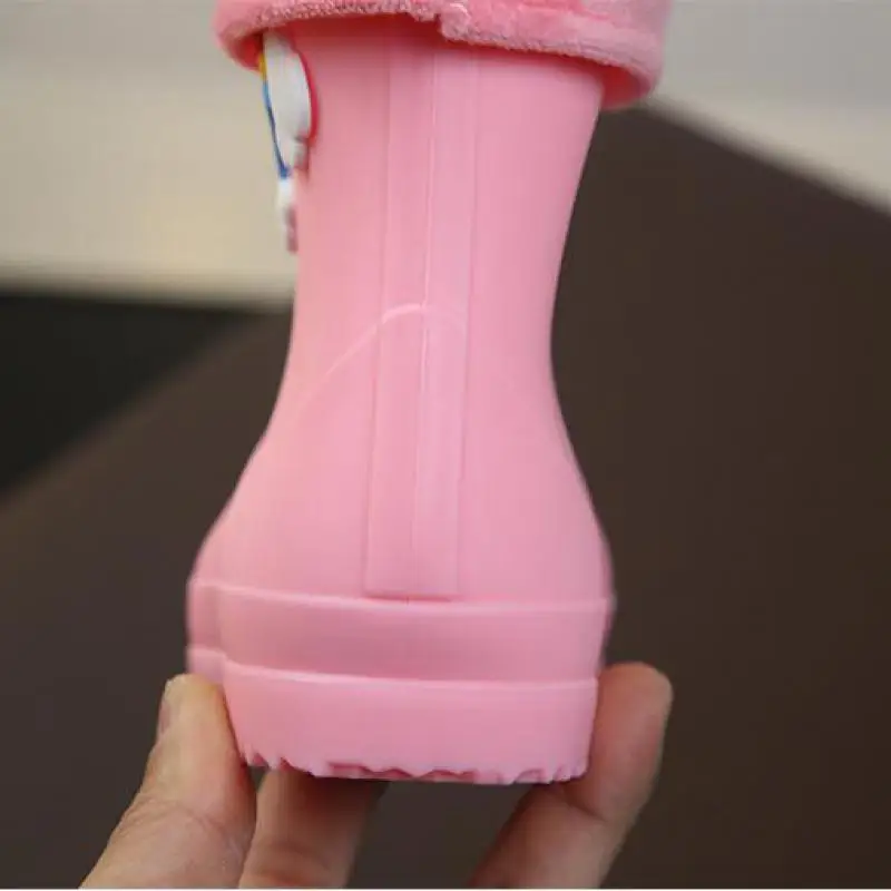 Новые детские резиновые сапоги для девочек Нескользящие Детские