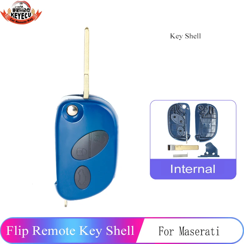 Запасной пульт дистанционного управления KEYECU чехол для автомобильного ключа с 3