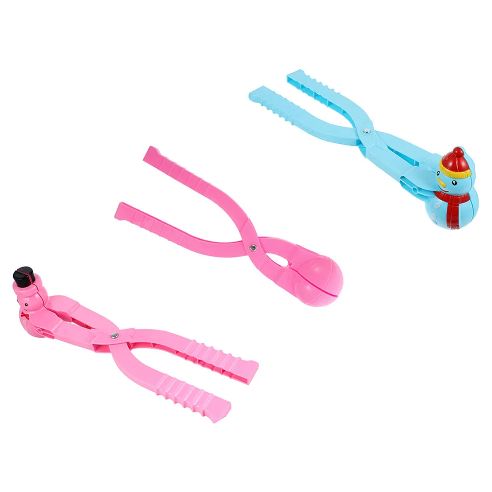 

3Pcs Kids Snowball Clips Outdoor Snowball Clamps Creative Snowball Makers (Random Color)