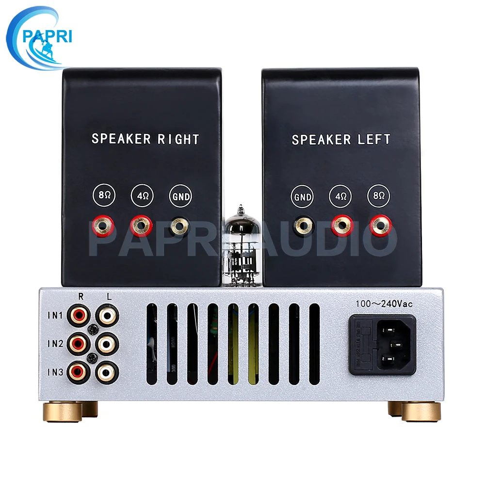 PAPRI APPJ мини усилитель EL34 односторонний аудио HIFI трубчатый 6CA7 KT77 6N4 12AX7 ECC83 |