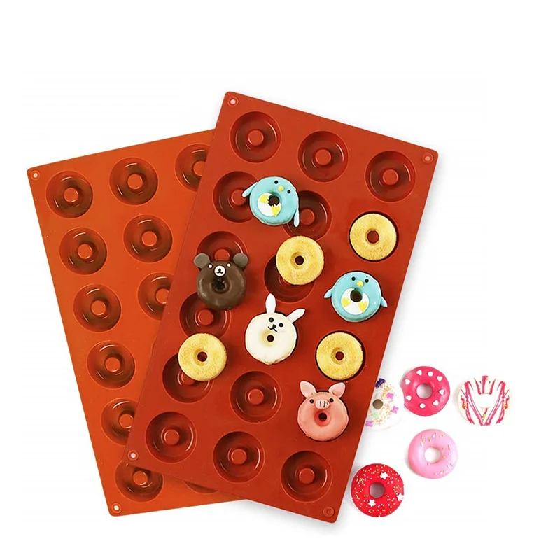 Круглый выпечки diy пончик серии силиконовые формы для торта Многофункциональный
