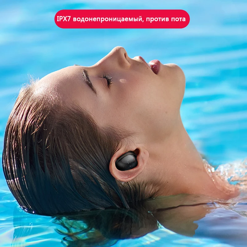 TWS Bluetooth наушники, настоящие беспроводные наушники, мини водонепроницаемые наушники с аккумулятором 3600 мАч, беспроводные Bluetooth наушники
