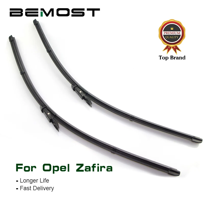 

BEMOST Car Wiper Blades For Opel Zafira A/B/Tourer C ,Model Year From 1998 To 2018 Fit Push Button/Pinch Tab/U Hook Arms
