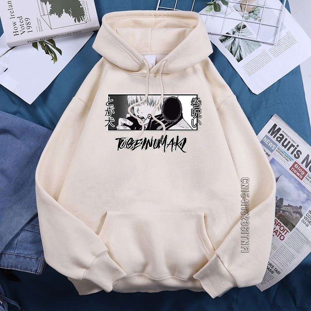 

Toge Inumaki Trendy Comic Jujutsu Women Hoodie Harajuku Fashion Hoody Funny Spring Simple Hooded Hip Hop Casual Woman Streetwear