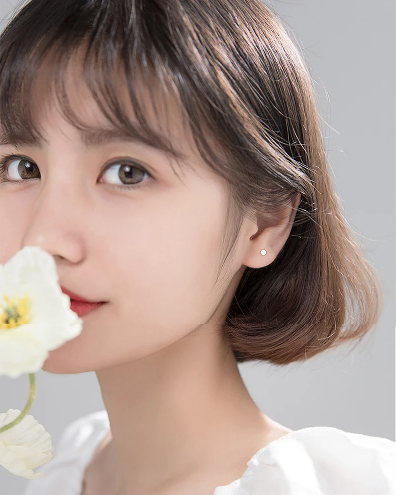 Женские серьги-гвоздики из серебра 2020 пробы золотого и черного цвета | Украшения